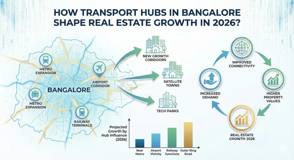 How Transport Hubs in Bangalore Shape Real Estate Growth in 2026?